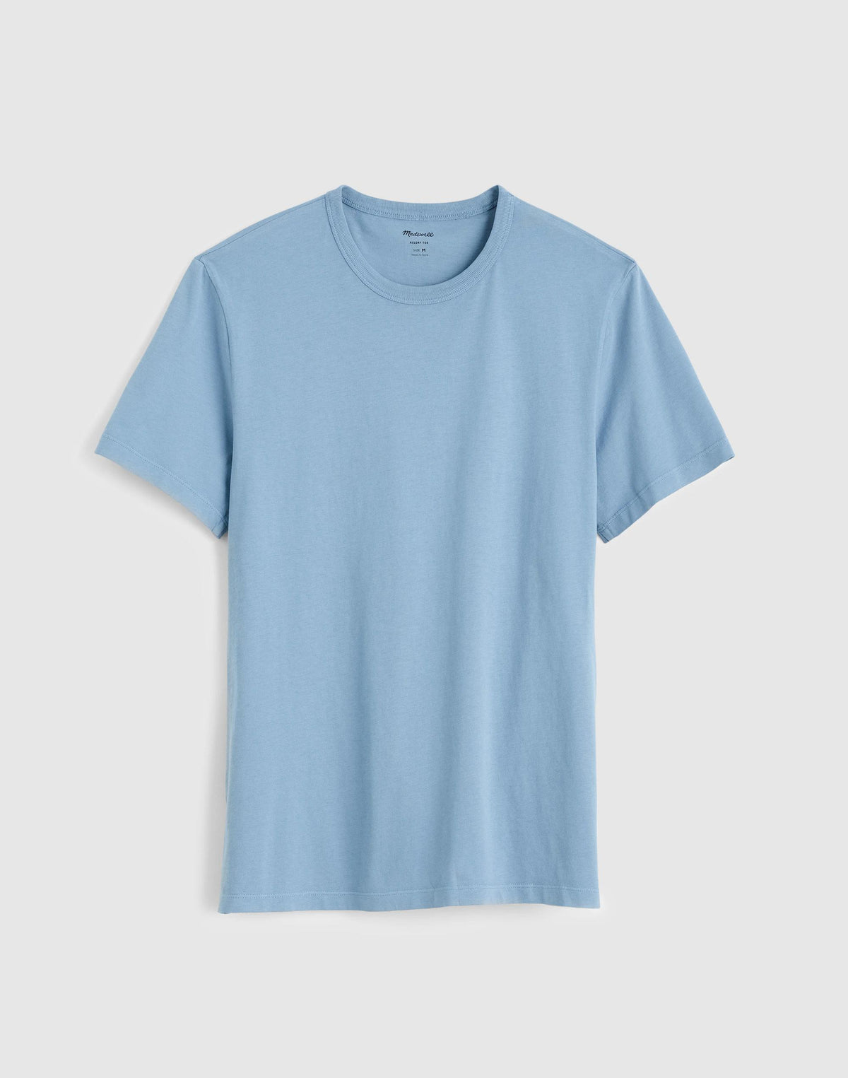 Madewell Garment-Dyed Allday Crewneck Tee Tranquil Blue