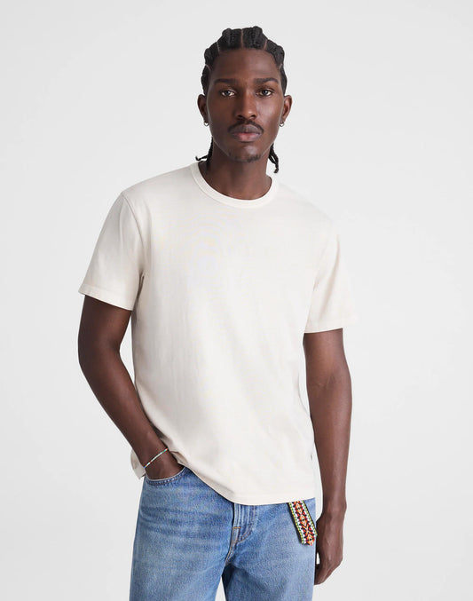 Madewell Garment-Dyed Allday Crewneck Tee Form Grey