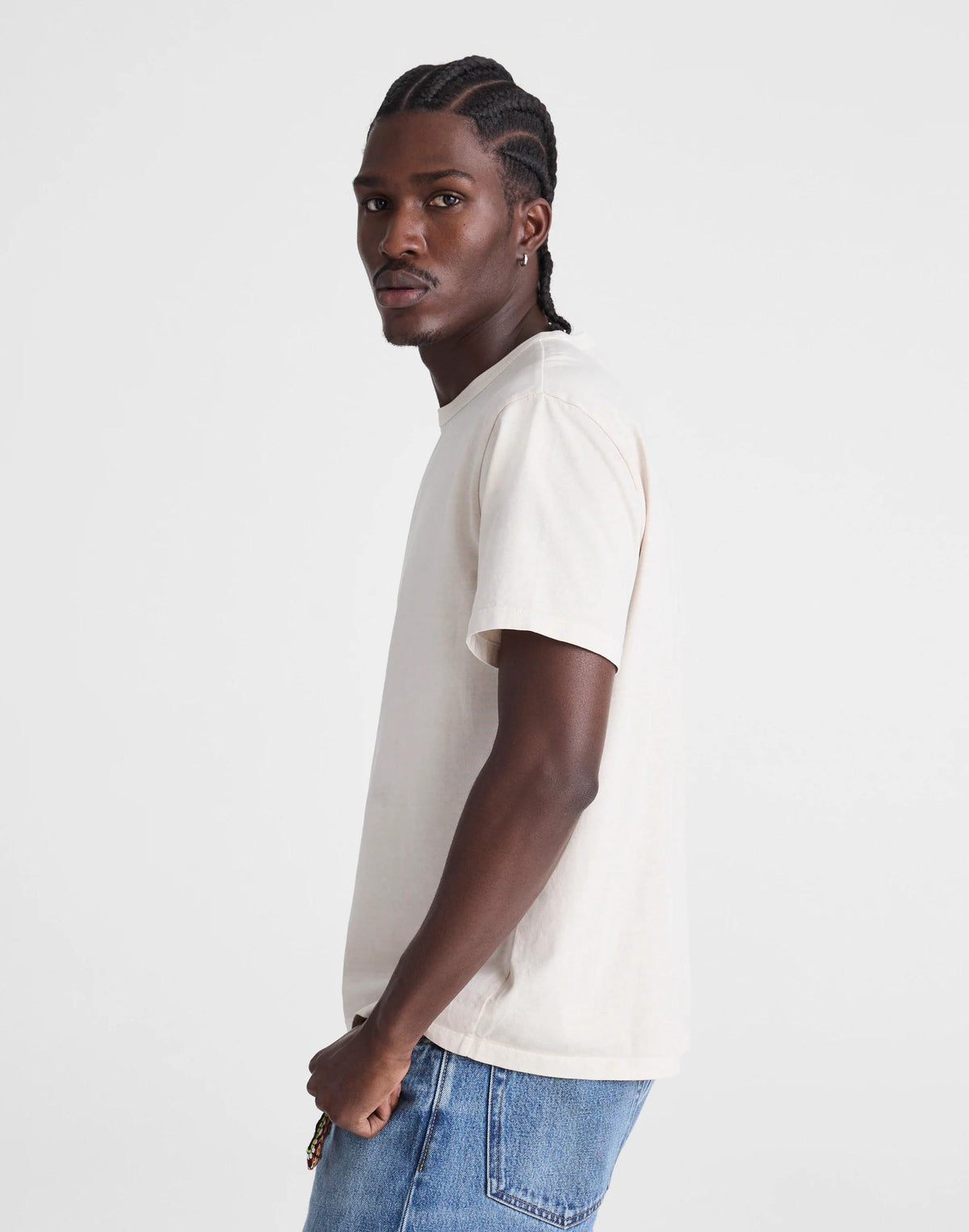 Madewell Garment-Dyed Allday Crewneck Tee Form Grey
