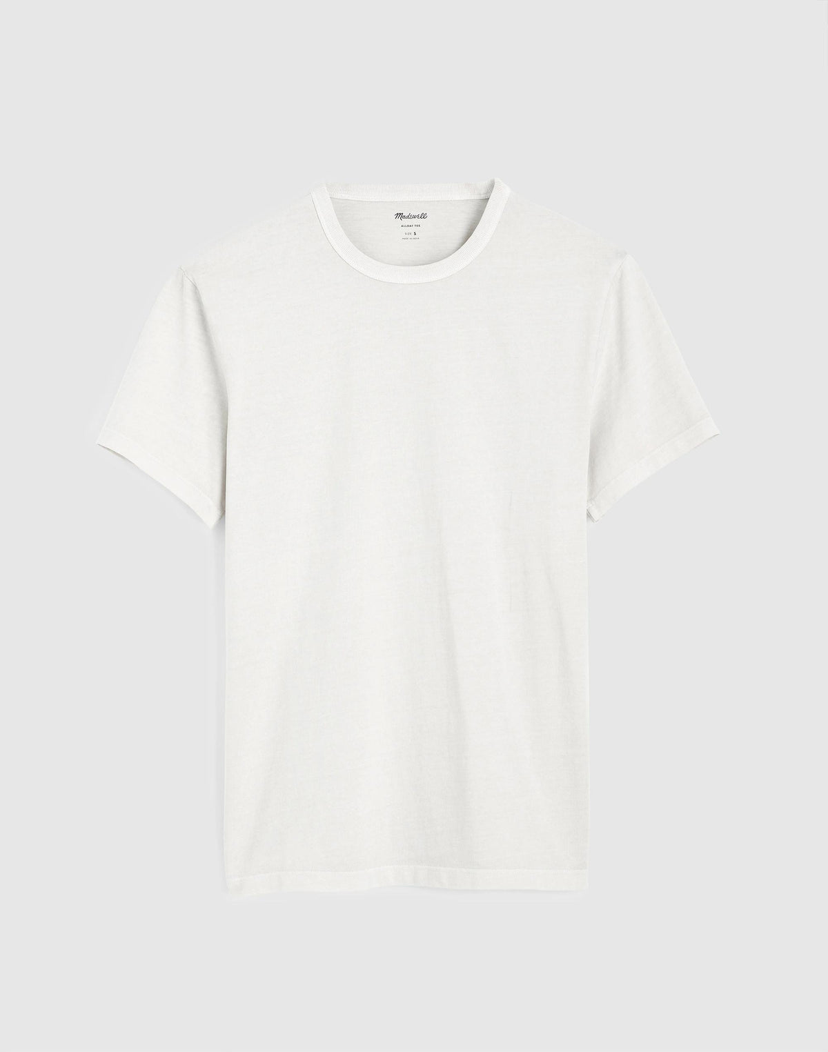 Madewell Garment-Dyed Allday Crewneck Tee Form Grey
