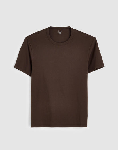 Madewell Garment-Dyed Allday Crewneck Tee Dark Brown