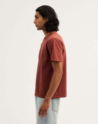 Madewell Garment-Dyed Allday Crewneck Tee Henna