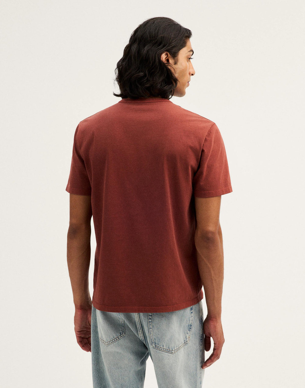 Madewell Garment-Dyed Allday Crewneck Tee Henna