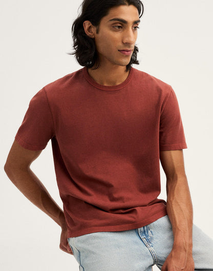 Madewell Garment-Dyed Allday Crewneck Tee Henna