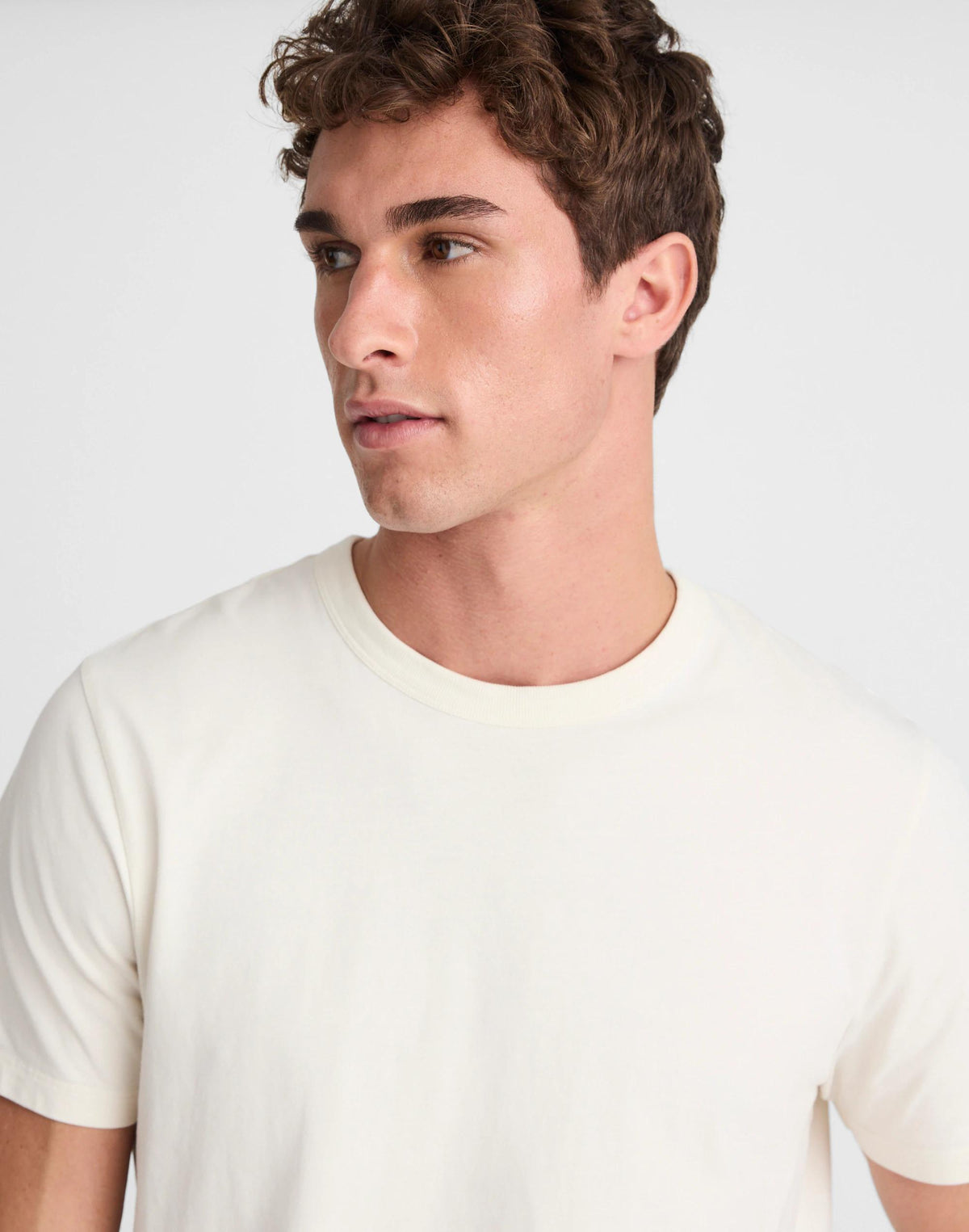 Madewell Garment-Dyed Allday Crewneck Tee Soft White