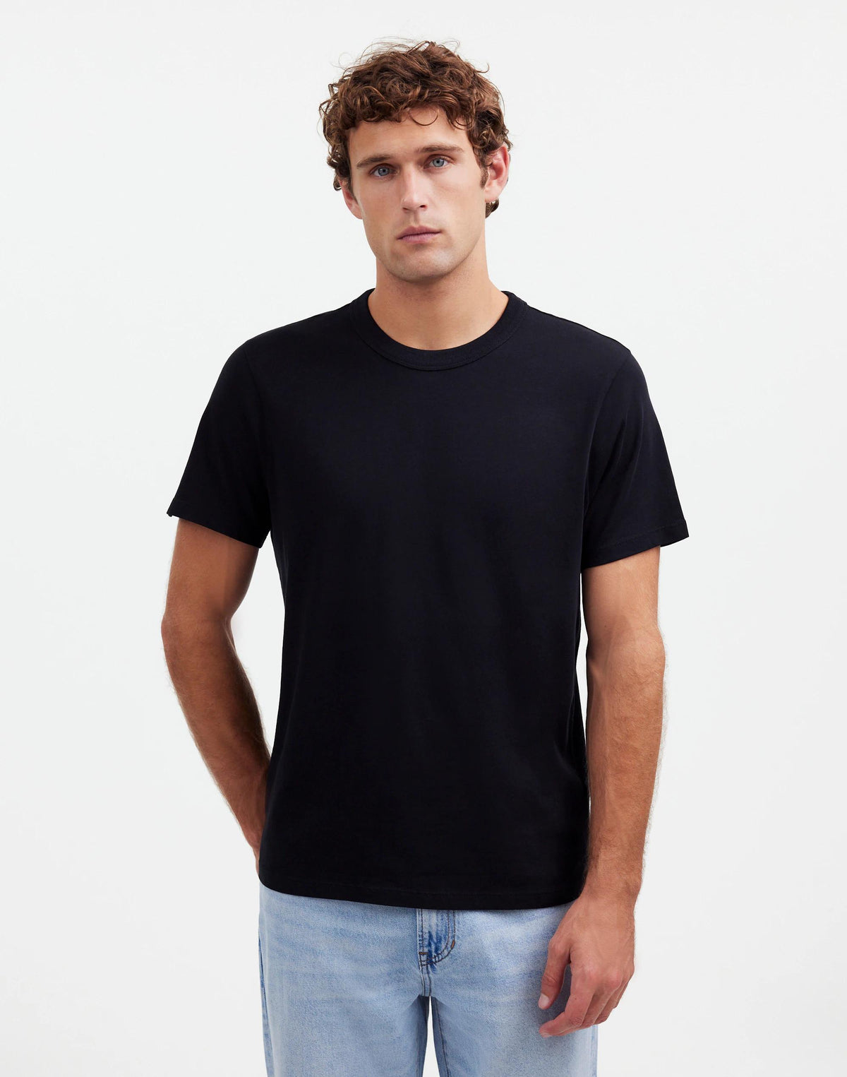 Madewell Garment-Dyed Allday Crewneck Tee True Black