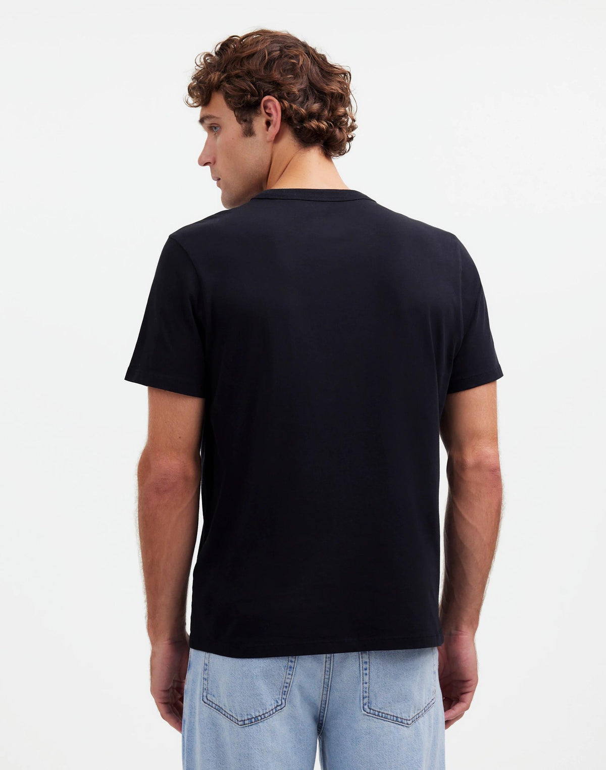 Madewell Garment-Dyed Allday Crewneck Tee True Black