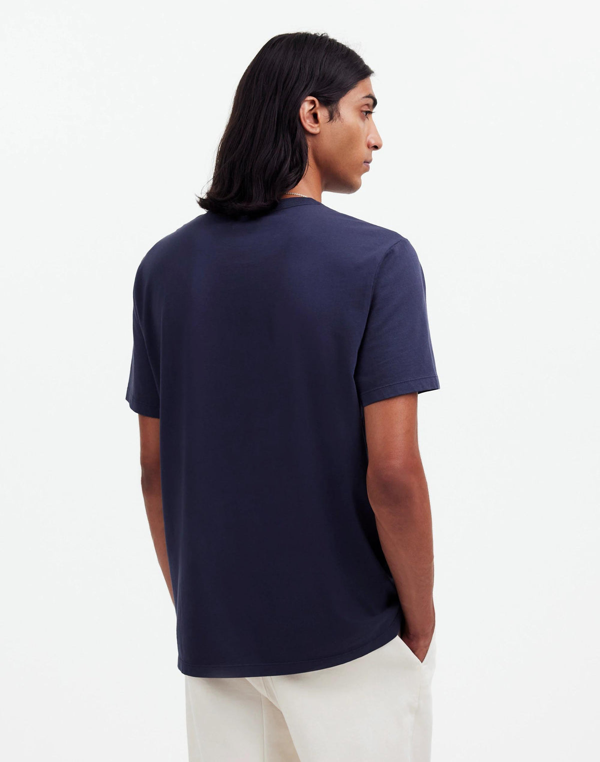 Madewell Garment-Dyed Allday Crewneck Tee Twilight
