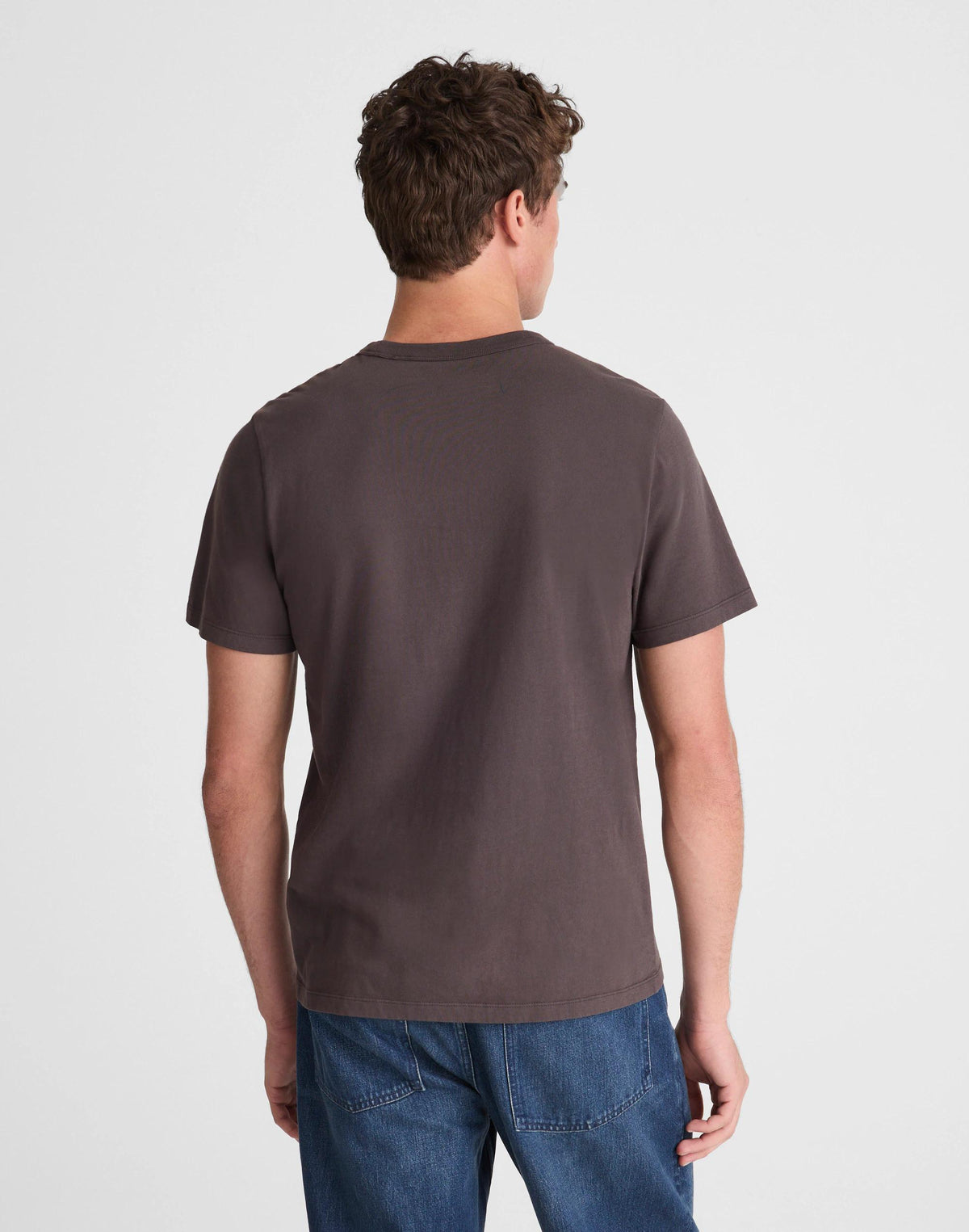 Madewell Garment-Dyed Allday Crewneck Tee Black Coal