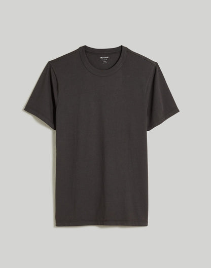 Madewell Garment-Dyed Allday Crewneck Tee Black Coal