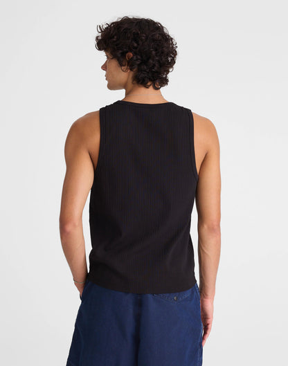 Madewell Textured Tank Jet Black