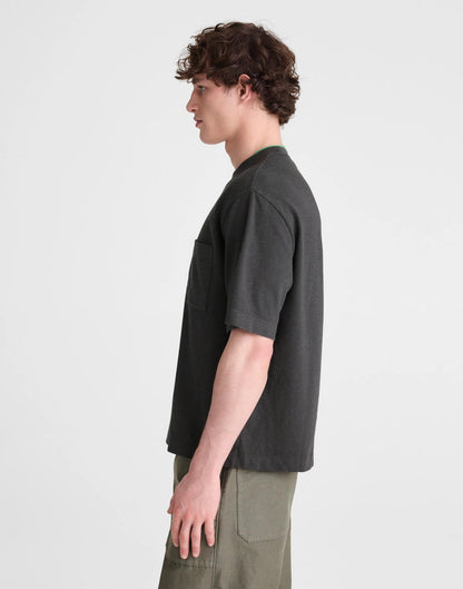 Madewell Boxy Pocket Tee in Weekend Slub Coal