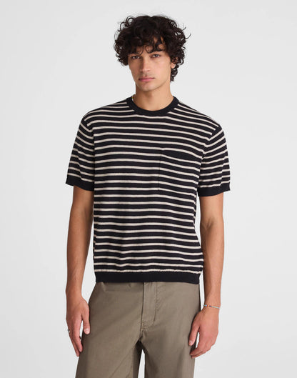 Madewell Rollneck Sweater Tee Obsidian Blue