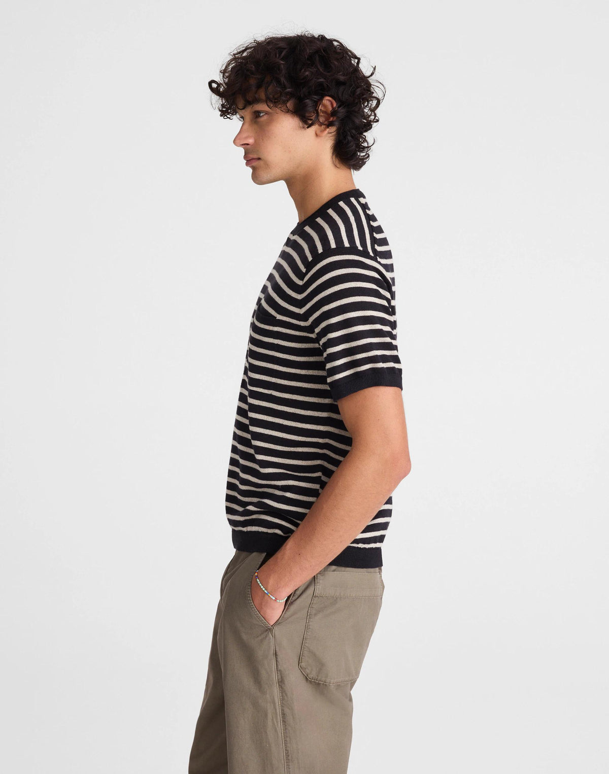 Madewell Rollneck Sweater Tee Obsidian Blue