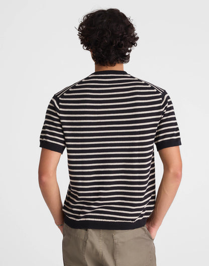 Madewell Rollneck Sweater Tee Obsidian Blue