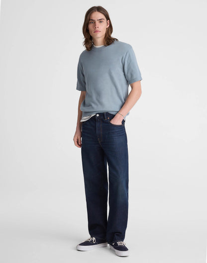 Madewell Crewneck Sweater Tee in Everyday Cotton Overcast