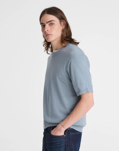 Madewell Crewneck Sweater Tee in Everyday Cotton Overcast