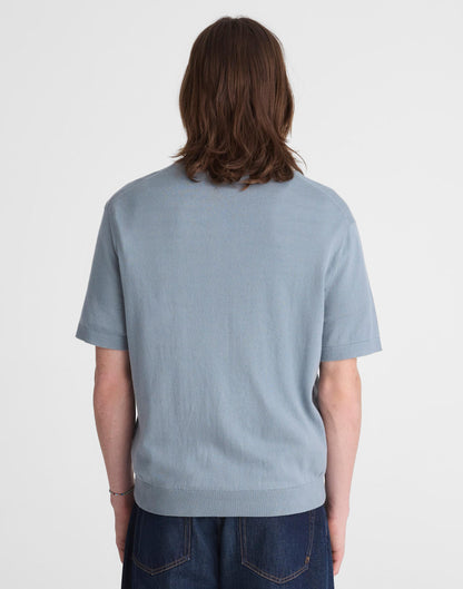 Madewell Crewneck Sweater Tee in Everyday Cotton Overcast