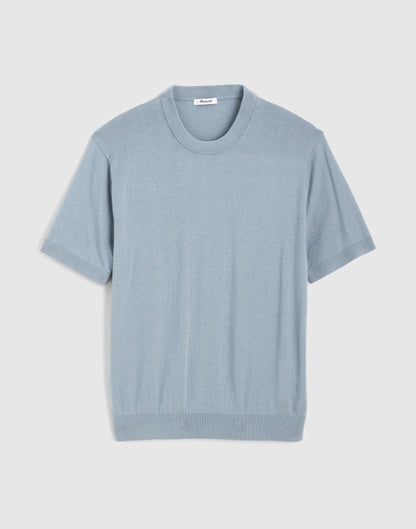 Madewell Crewneck Sweater Tee in Everyday Cotton Overcast