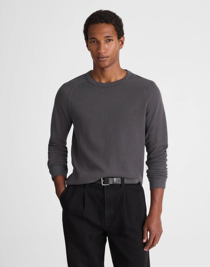 Madewell Thermal Long-Sleeve Tee Coal