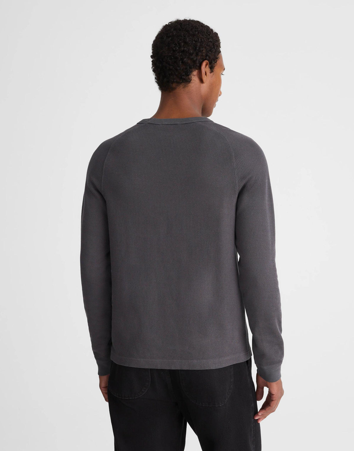 Madewell Thermal Long-Sleeve Tee Coal