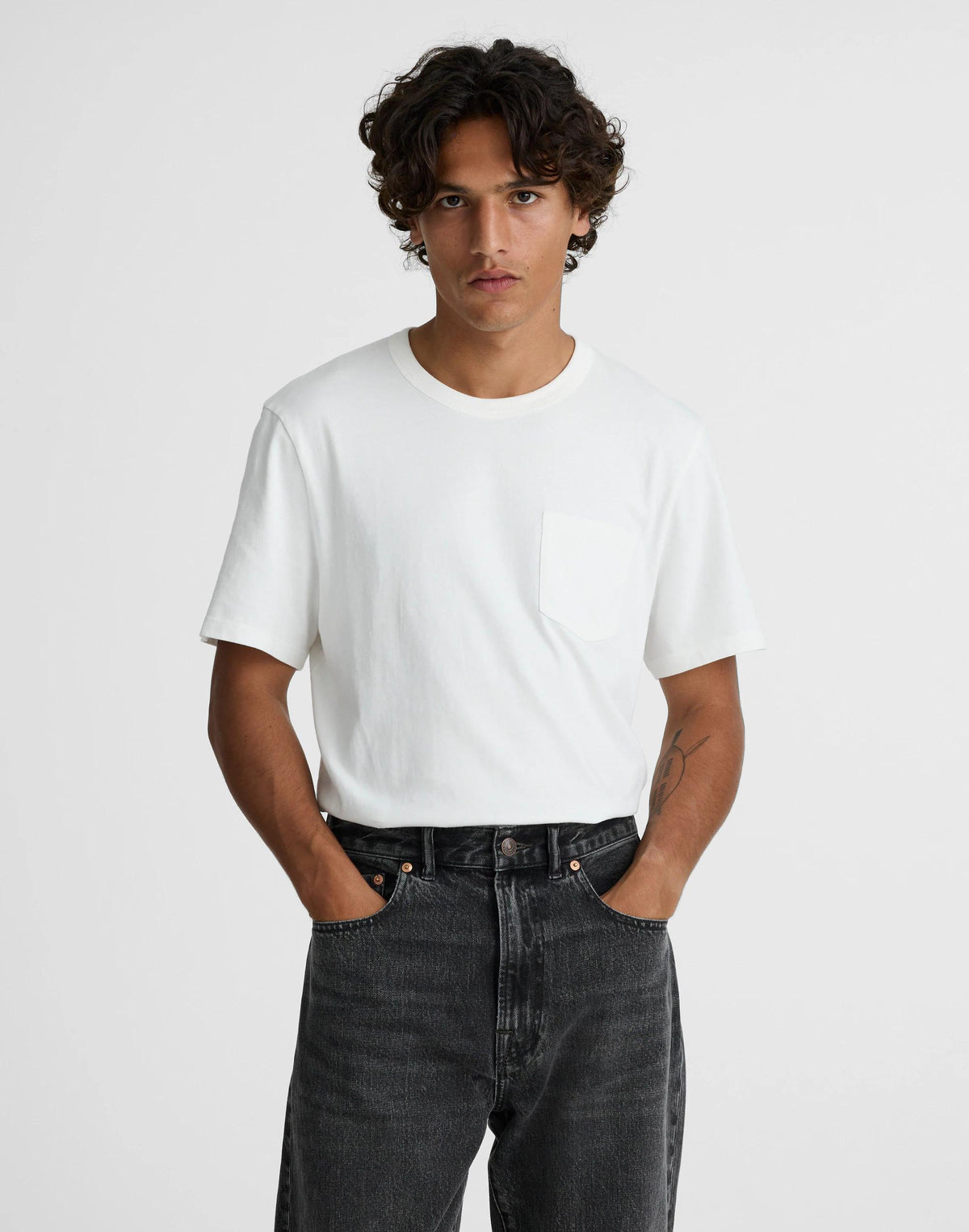 Madewell Allday Pocket Tee Soft White
