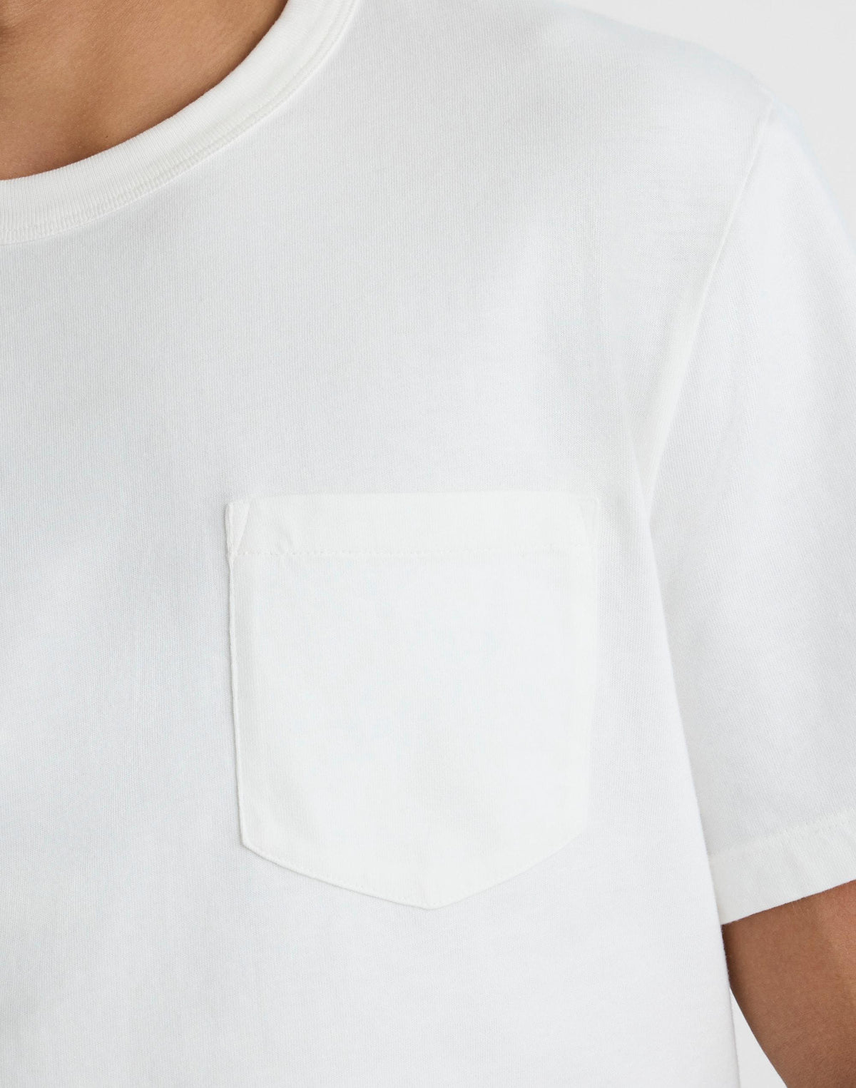 Madewell Allday Pocket Tee Soft White