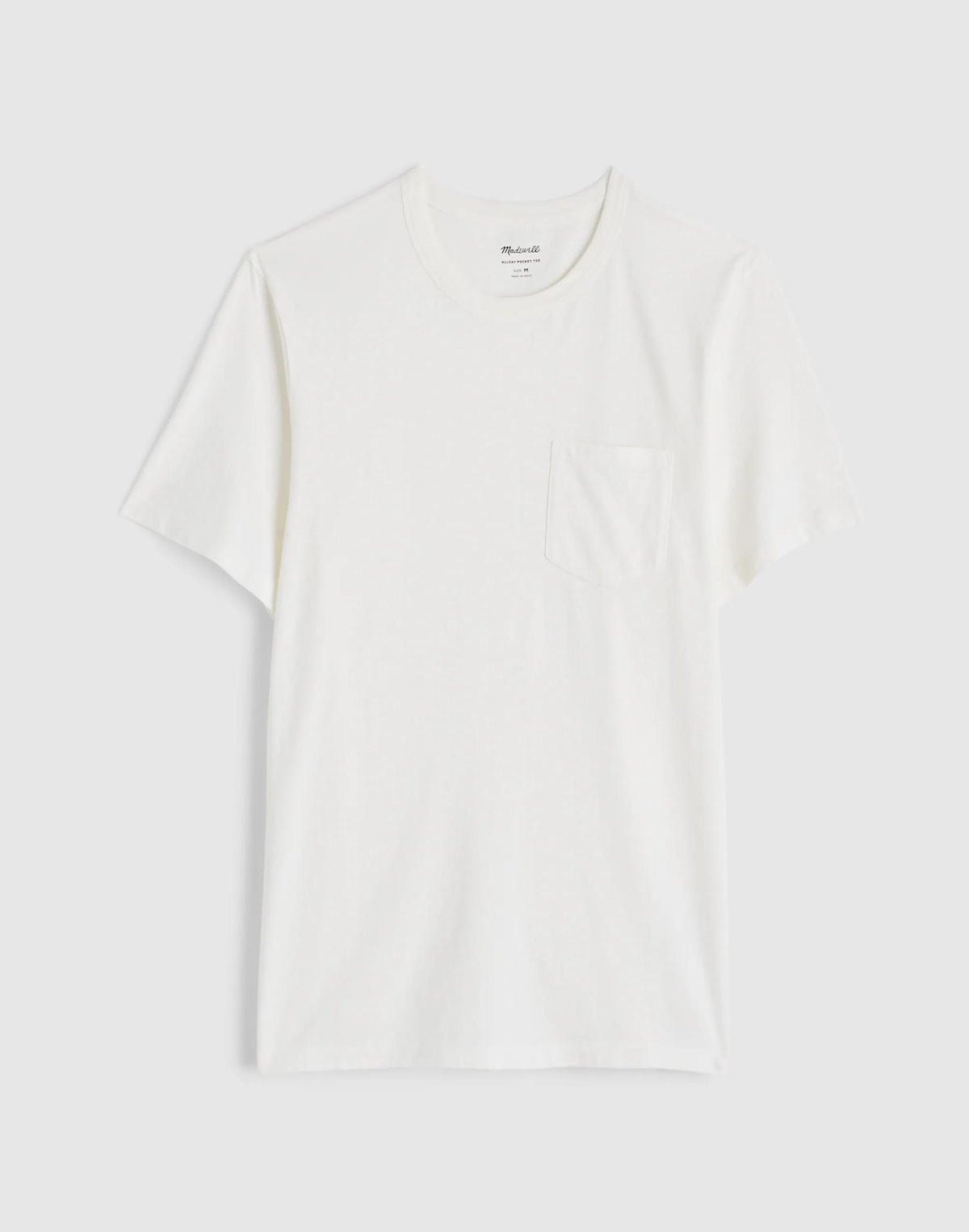 Madewell Allday Pocket Tee Soft White