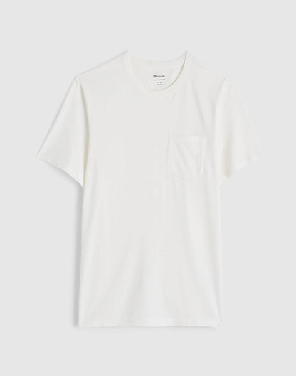 Madewell Allday Pocket Tee Soft White
