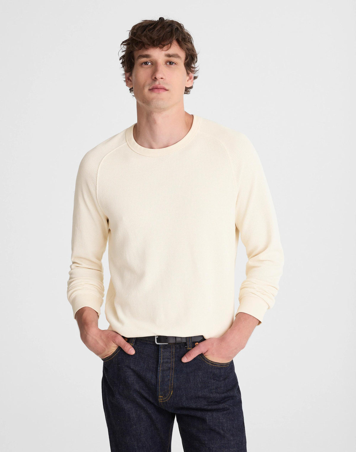 Madewell Thermal Long-Sleeve Tee Parchment