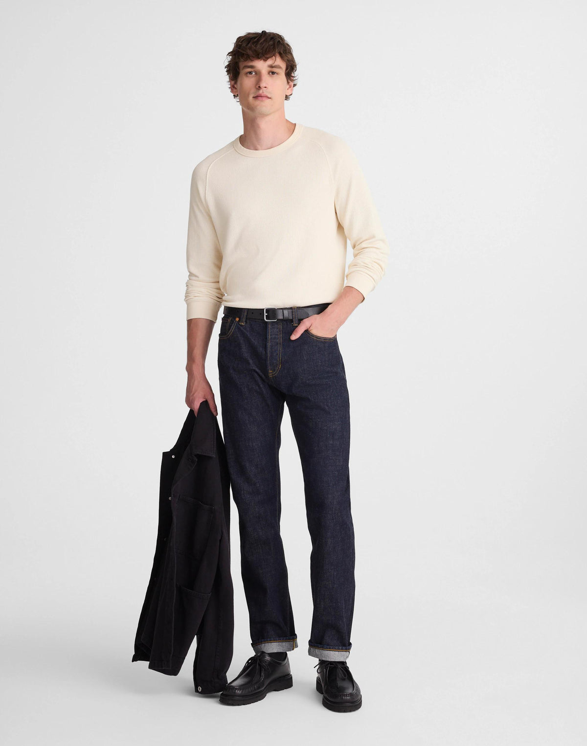 Madewell Thermal Long-Sleeve Tee Parchment