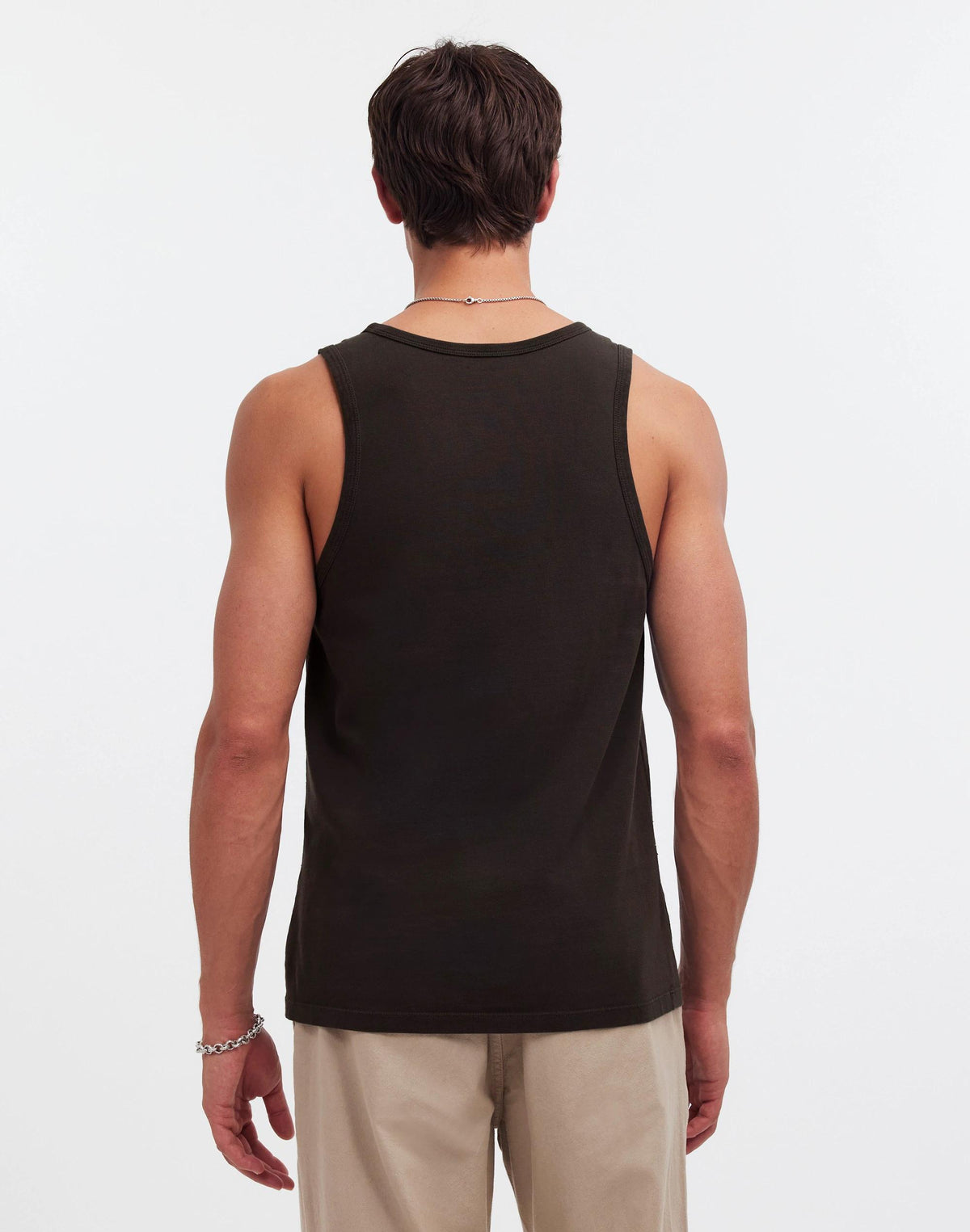 Madewell Allday Tank Black Coal