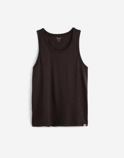 Madewell Allday Tank Black Coal
