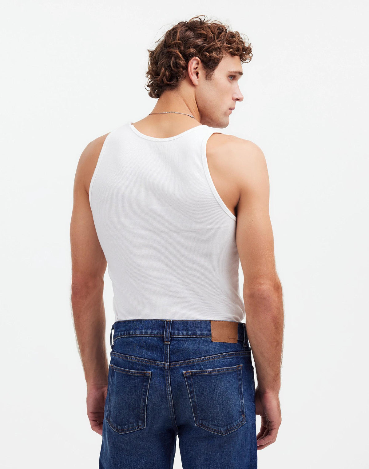 Madewell Ribbed Tank Soft White