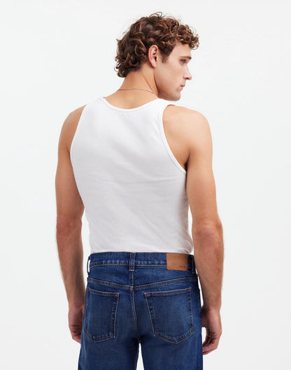 Madewell Ribbed Tank Soft White