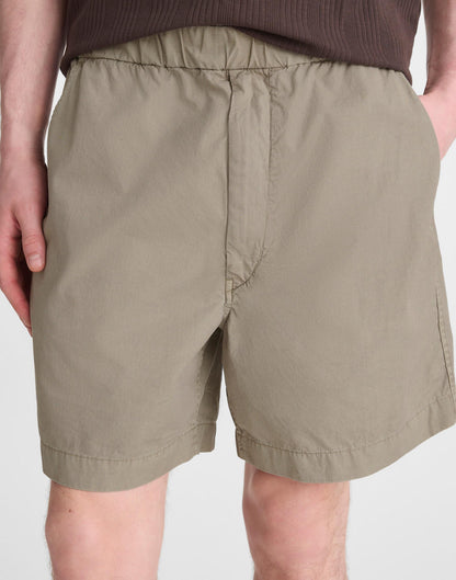 Madewell Pull-On Short in Poplin Washed Olive