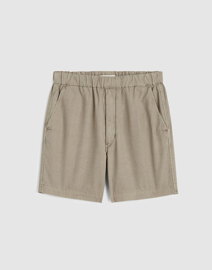 Madewell Pull-On Short in Poplin Washed Olive