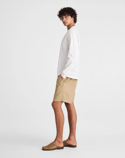Madewell Pull-On Short in Poplin Khaki