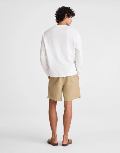 Madewell Pull-On Short in Poplin Khaki
