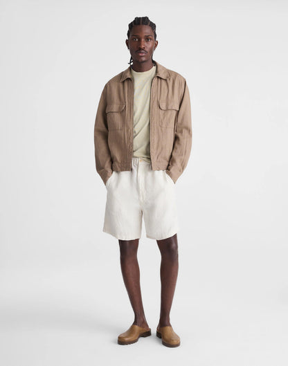 Madewell Pull-On Shorts in Linen Bleached