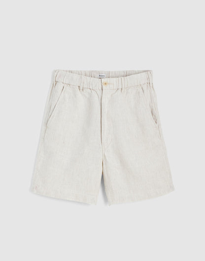 Madewell Pull-On Shorts in Linen Bleached