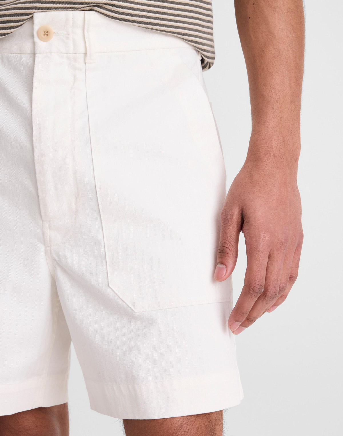 Madewell Fatigue Shorts Soft White