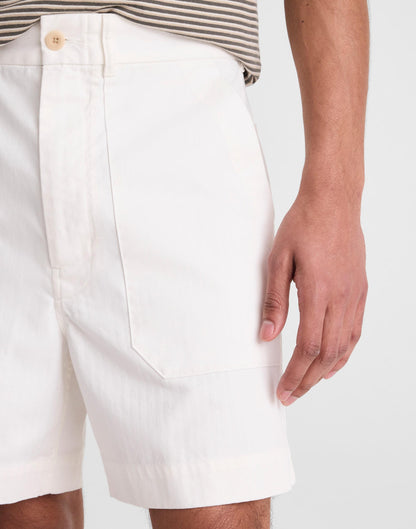 Madewell Fatigue Shorts Soft White