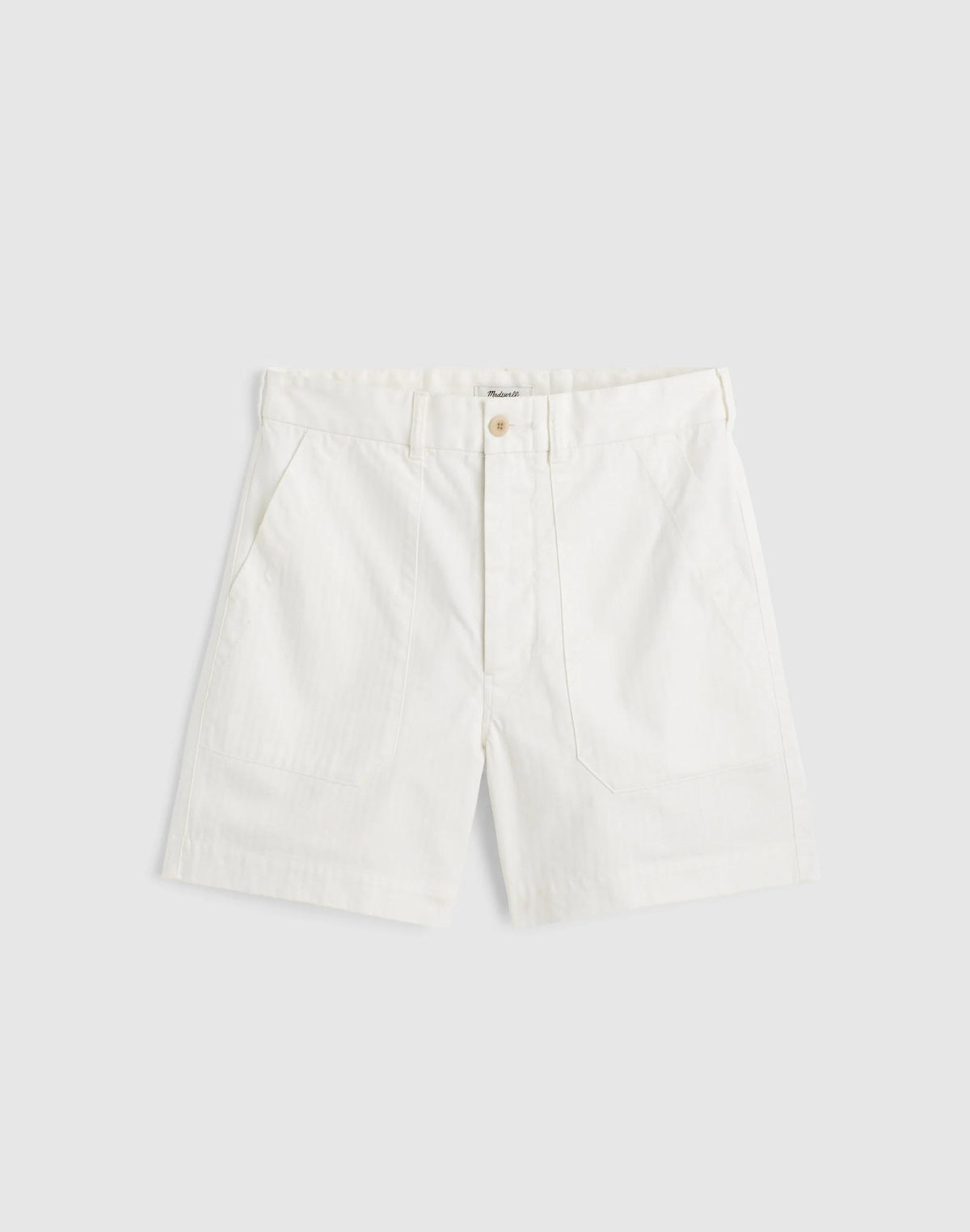 Madewell Fatigue Shorts Soft White