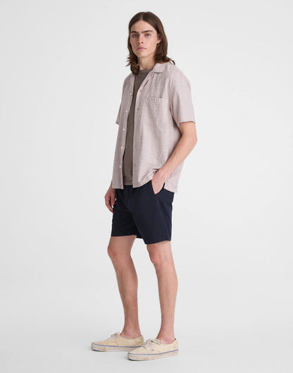 Madewell Pleated Chino Shorts in Uniform Twill Navy