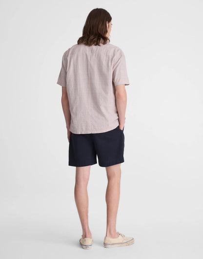 Madewell Pleated Chino Shorts in Uniform Twill Navy