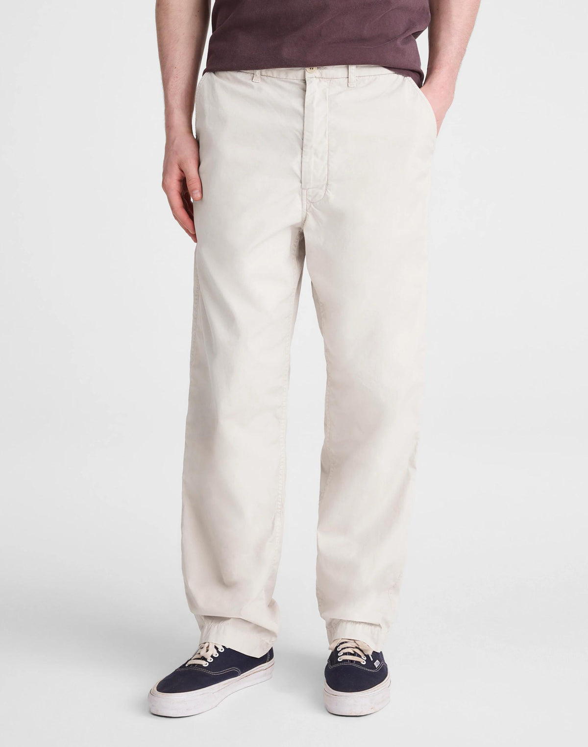 Madewell Utility Pant in Poplin Form Grey