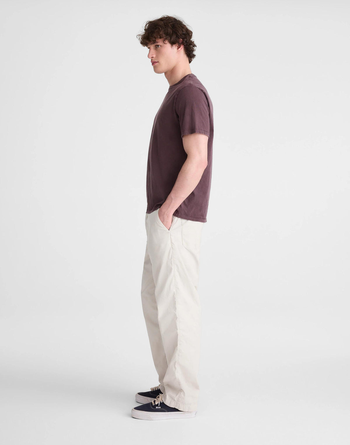 Madewell Utility Pant in Poplin Form Grey