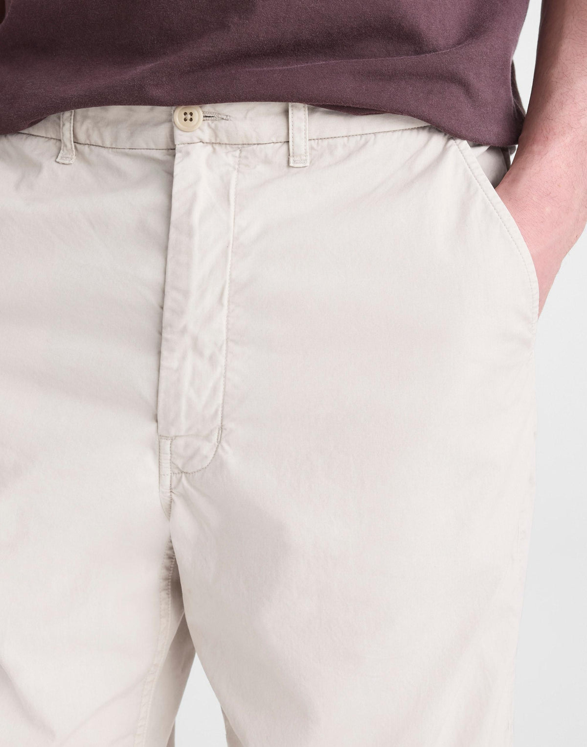 Madewell Utility Pant in Poplin Form Grey
