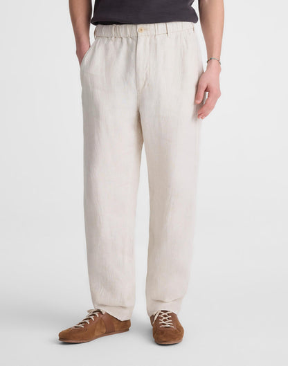 Madewell Pull-On Pant in Linen Bleached